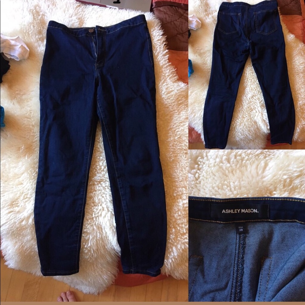 High wasted skinny jeans